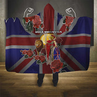 British Empire Hooded Blanket Rule Britannia - Wonder Print Shop