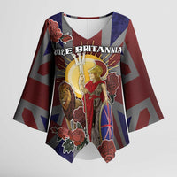 British Empire Kimono Sleeve Blouse Rule Britannia - Wonder Print Shop