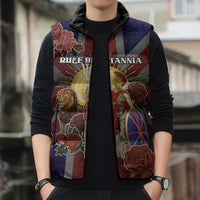 British Empire Sleeveless Puffer Jacket Rule Britannia - Wonder Print Shop