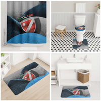Italy Molise Bathroom Set Coat Of Arms With Dynamic Dot Patterns