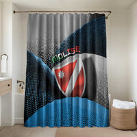 Italy Molise Bathroom Set Coat Of Arms With Dynamic Dot Patterns