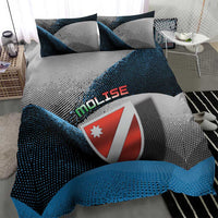 Italy Molise Bedding Set Coat Of Arms With Dynamic Dot Patterns