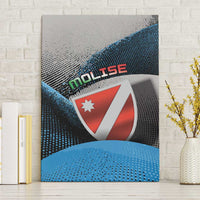 Italy Molise Canvas Wall Art Coat Of Arms With Dynamic Dot Patterns