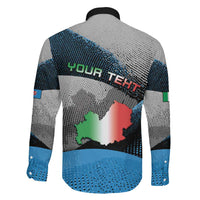 Personalized Italy Molise Family Matching Mermaid Dress and Hawaiian Shirt Coat Of Arms With Dynamic Dot Patterns