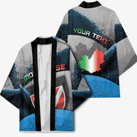 Personalized Italy Molise Kimono Coat Of Arms With Dynamic Dot Patterns