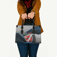Italy Molise Leather Bag Coat Of Arms With Dynamic Dot Patterns