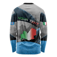 Personalized Italy Molise Long Sleeve Shirt Coat Of Arms With Dynamic Dot Patterns