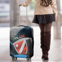 Italy Molise Luggage Cover Coat Of Arms With Dynamic Dot Patterns