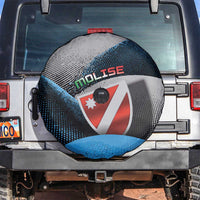 Italy Molise Spare Tire Cover Coat Of Arms With Dynamic Dot Patterns