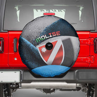 Italy Molise Spare Tire Cover Coat Of Arms With Dynamic Dot Patterns