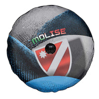 Italy Molise Spare Tire Cover Coat Of Arms With Dynamic Dot Patterns