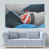 Italy Molise Tapestry Coat Of Arms With Dynamic Dot Patterns