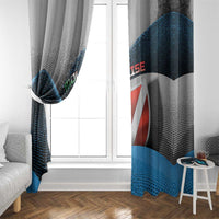 Italy Molise Window Curtain Coat Of Arms With Dynamic Dot Patterns