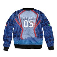 Custom Italy Piedmont Bomber Jacket Capital Turin Urban Sketch