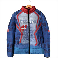 Custom Italy Piedmont Padded Jacket Capital Turin Urban Sketch