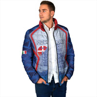 Custom Italy Piedmont Padded Jacket Capital Turin Urban Sketch
