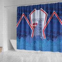 Italy Piedmont Shower Curtain Capital Turin Urban Sketch