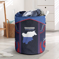 Italy Trentino-South Tyrol Laundry Basket Coat Of Arms Eagle And Roman Patterns