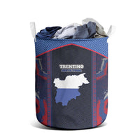 Italy Trentino-South Tyrol Laundry Basket Coat Of Arms Eagle And Roman Patterns