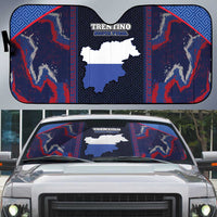 Italy Trentino-South Tyrol Auto Sun Shade Coat Of Arms Eagle And Roman Patterns