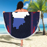 Italy Trentino-South Tyrol Beach Blanket Coat Of Arms Eagle And Roman Patterns