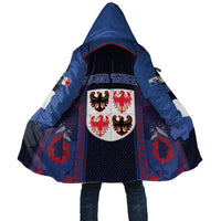 Personalized Italy Trentino-South Tyrol Cloak Coat Of Arms Eagle And Roman Patterns
