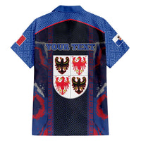 Personalized Italy Trentino-South Tyrol Family Matching Mermaid Dress and Hawaiian Shirt Coat Of Arms Eagle And Roman Patterns