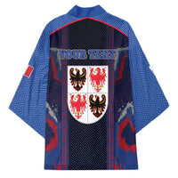 Personalized Italy Trentino-South Tyrol Kimono Coat Of Arms Eagle And Roman Patterns