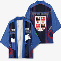 Personalized Italy Trentino-South Tyrol Kimono Coat Of Arms Eagle And Roman Patterns