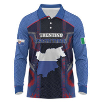 Personalized Italy Trentino-South Tyrol Long Sleeve Polo Shirt Coat Of Arms Eagle And Roman Patterns