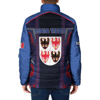 Personalized Italy Trentino-South Tyrol Padded Jacket Coat Of Arms Eagle And Roman Patterns