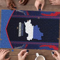 Italy Trentino-South Tyrol Puzzle Coat Of Arms Eagle And Roman Patterns