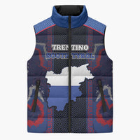 Personalized Italy Trentino-South Tyrol Sleeveless Puffer Jacket Coat Of Arms Eagle And Roman Patterns