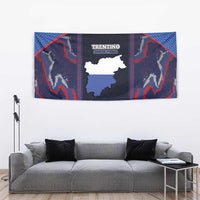 Italy Trentino-South Tyrol Tapestry Coat Of Arms Eagle And Roman Patterns