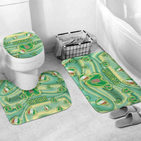 Italy Umbria Bathroom Set Flag Emerald Heart Candy