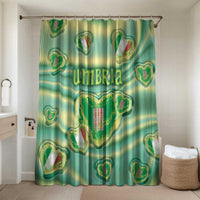Italy Umbria Bathroom Set Flag Emerald Heart Candy