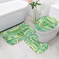Italy Umbria Bathroom Set Flag Emerald Heart Candy