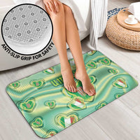 Italy Umbria Bathroom Set Flag Emerald Heart Candy