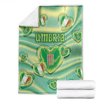 Italy Umbria Blanket Flag Emerald Heart Candy