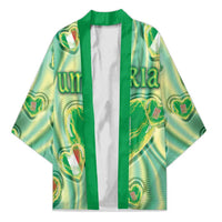 Personalized Italy Umbria Kimono Flag Emerald Heart Candy