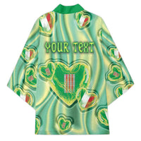Personalized Italy Umbria Kimono Flag Emerald Heart Candy