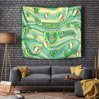 Italy Umbria Tapestry Flag Emerald Heart Candy
