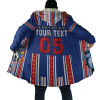 Custom Cape Verde Football Cloak Monster Blue Shark Striped Style