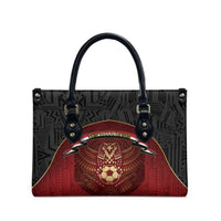 Egypt Football Leather Bag Tribal Eagle With Ancient Egyptian Patterns