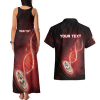 Personalized Bermuda Is In My DNA Couples Matching Tank Maxi Dress and Hawaiian Shirt - Wonder Print Shop