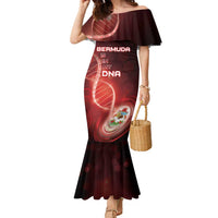 Personalized Bermuda Is In My DNA Family Matching Mermaid Dress and Hawaiian Shirt - Wonder Print Shop