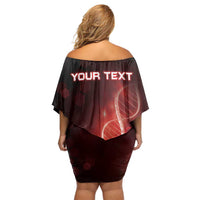 Personalized Bermuda Is In My DNA Family Matching Off Shoulder Short Dress and Hawaiian Shirt - Wonder Print Shop