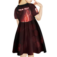Personalized Bermuda Is In My DNA Kid Short Sleeve Dress - Wonder Print Shop