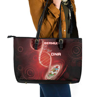 Bermuda Is In My DNA Leather Tote Bag - Wonder Print Shop