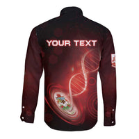 Personalized Bermuda Is In My DNA Long Sleeve Button Shirt - Wonder Print Shop